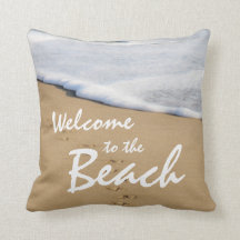 Recepción a la playa y a la almohada del océano