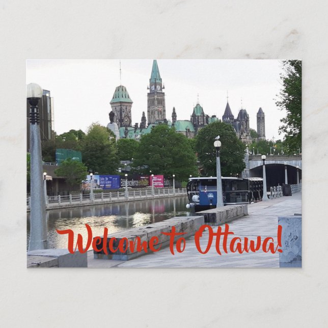 RECEPCIÓN a la postal de OTTAWA (Anverso)