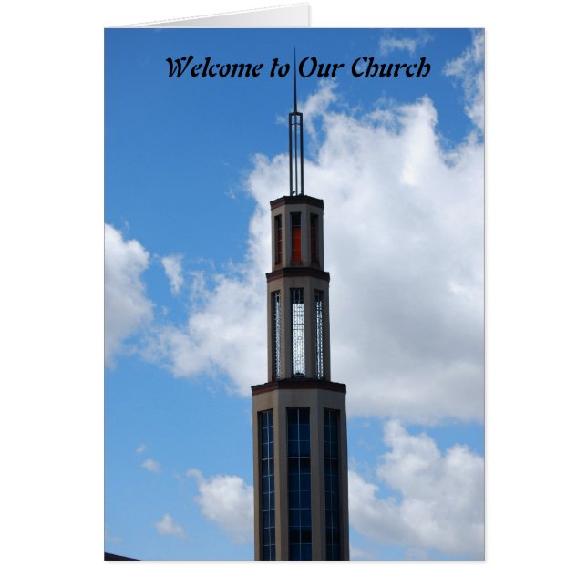 Recepción a nuestra iglesia (Frente)