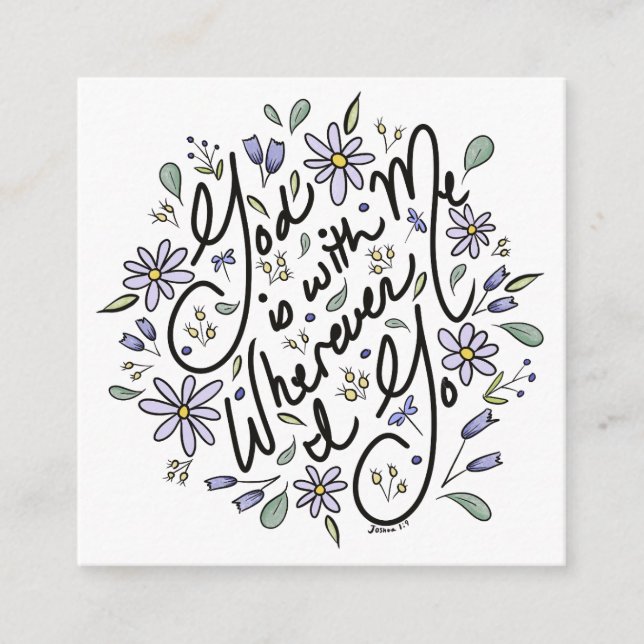 Recepción Adondequiera que vaya la tarjeta de inscripción (Anverso)