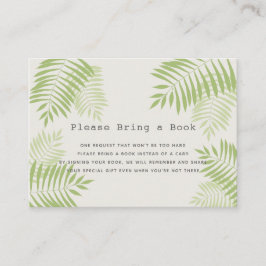 Recepción Aloha Baby Shower Por favor traiga una tarjeta de 