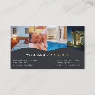 Recepción Alojamiento, Hotel & Resort Tarjeta de Negocios