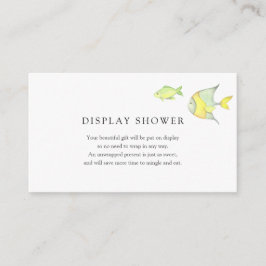 Recepción Bajo el mar Océano Índico tarjeta de inserción de 