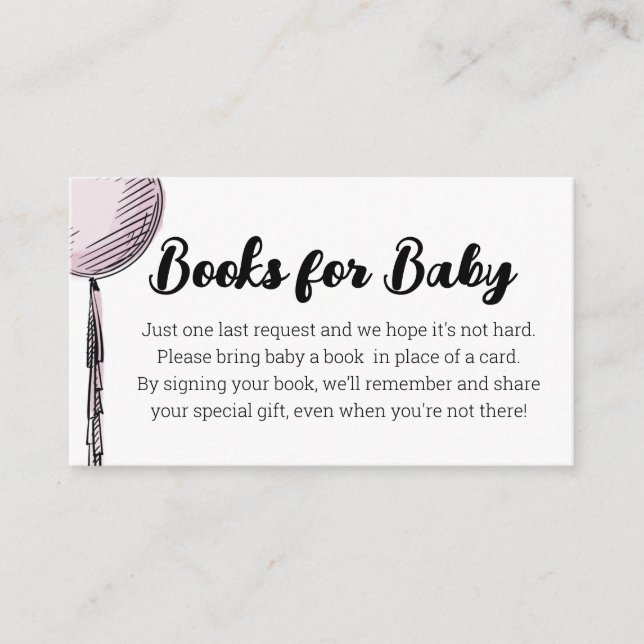 Recepción Balón de globos para tarjeta de envoltorio para be (Anverso)