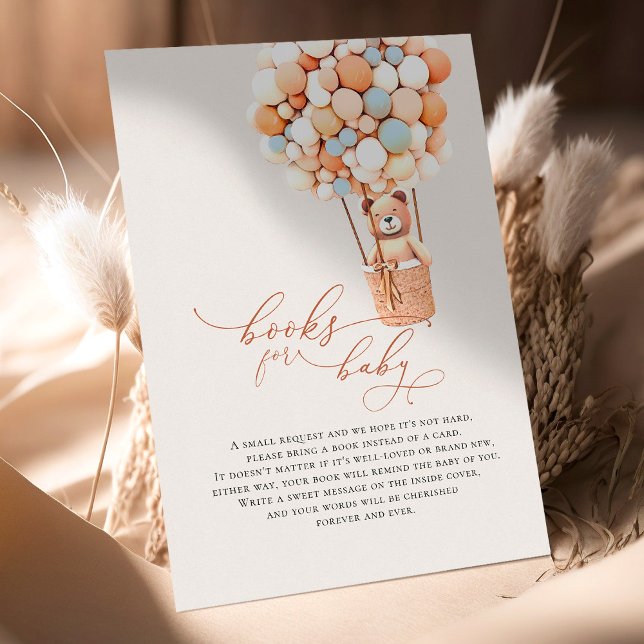 Recepción Balones de oso marrón Tarjeta de envoltorio para b (Subido por el creador)