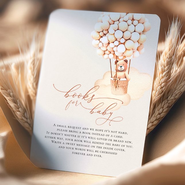 Recepción Balones de oso marrón Tarjeta de envoltorio para b (Subido por el creador)