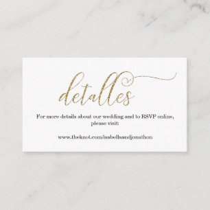 Recepción Boda de caligrafía española Tarjeta de cierre web