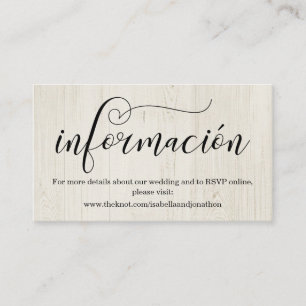 Recepción Boda de caligrafía española Tarjeta de cierre web
