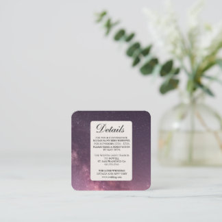 Recepción Boda elegante con tarjeta de cierre simple