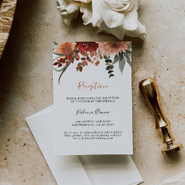 Recepción Boho Boho Botumn Floral Wedding