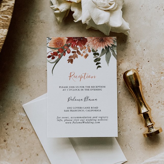 Recepción Boho Boho Botumn Floral Wedding (Subido por el creador)