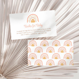 Recepción Boho Pink Rainbow Boys con tarjeta de inscripción