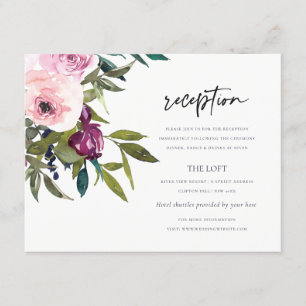 RECEPCIÓN BOHO RUBOR BURGUNDY FLORAL BUNCH WEDDING