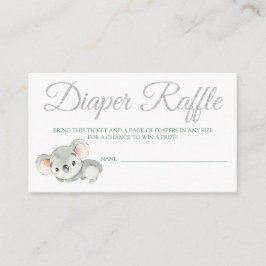 Recepción Boletos de la tarjeta de crédito Koala Diaper Raff