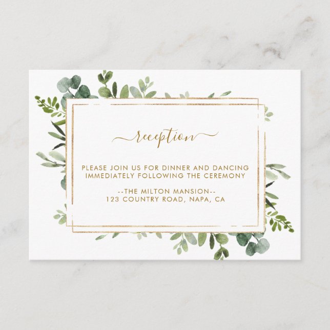 Recepción Botánica de Boda de Oro (Anverso)