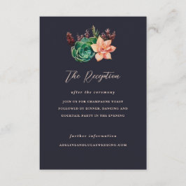 Recepción Botánica de Bodas Suculentas