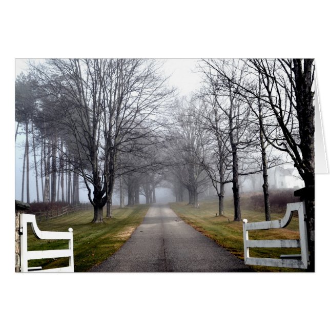 Recepción brumosa de la mañana (Anverso (Horizontal))