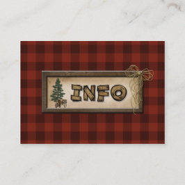 Recepción Camping, Glamping, Tarjeta de Alojamiento para Bod