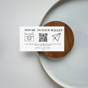 Recepción Captura la tarjeta de código QR del Boda de amor,
