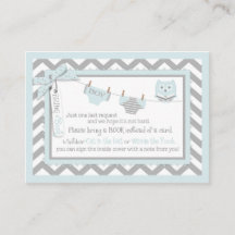 Chevron Diaper Tie Jumper Owen Trae una tarjeta de