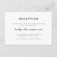 Recepción clásica moderna de casamiento negro Mini