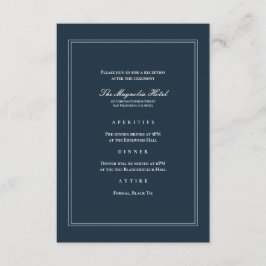 Recepción clásica y elegante de bodas