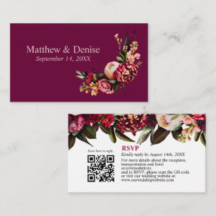 Recepción Código QR de la tarjeta de respuesta Chrysanthemum