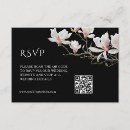 Recepción Código QR | Tarjeta de Enclusura de Magnolia