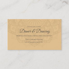 Recepción contemporánea de color marrón marrón