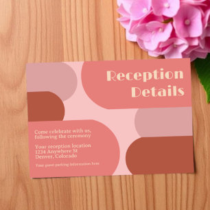 Recepción de Boda Arcos Retro Coral Rosa