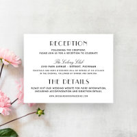 Recepción de Boda Art Deco y Detalles