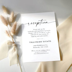 Recepción de boda Boda minimalista