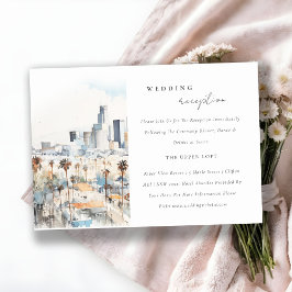 Recepción de boda Chic Los Ángeles California