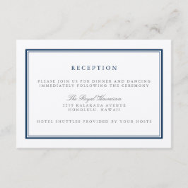 Recepción de Boda Clásica de la Marina y Blanco