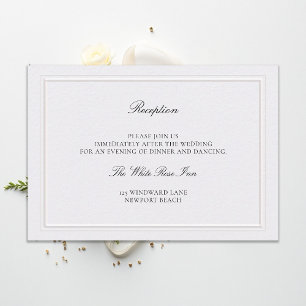 Recepción de Boda Clásica Moderna y Elegante con P