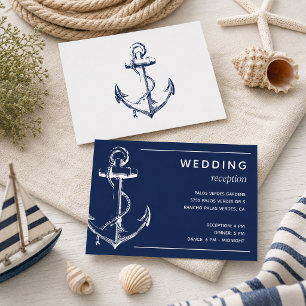 Recepción de Boda con Ancla Náutica de la Marina
