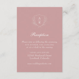 Recepción de Boda con Cresta de Hojas Simple Moder