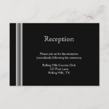 Recepción de Boda con Medallón en Blanco y Negro a