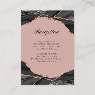 Recepción de Boda con Rosa de Oro Negro de Ágata M