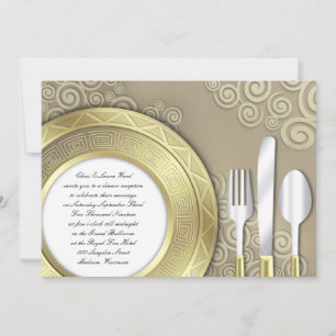 Recepción de Boda (cualquier ocasión) Invitación P
