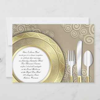 Recepción de Boda (cualquier ocasión) Invitación P