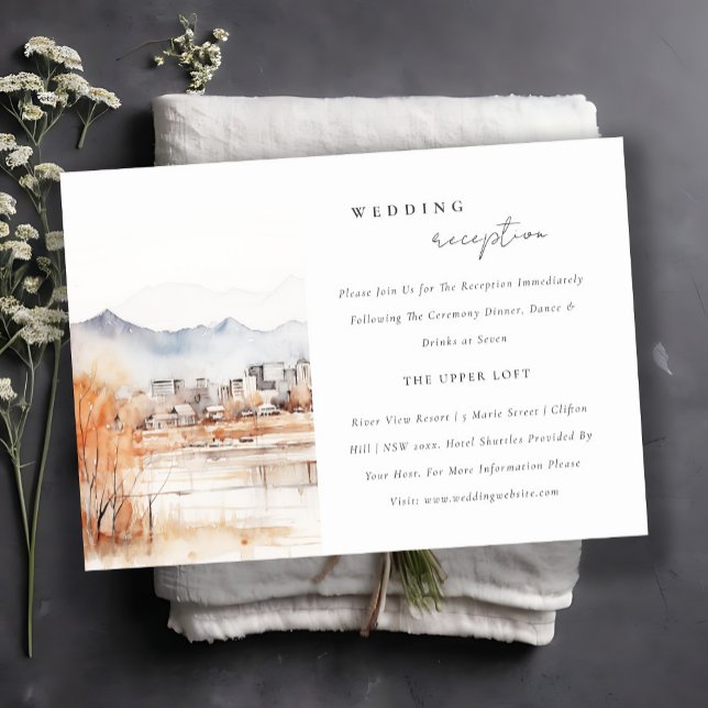 Recepción de boda de acuarela en Salt Lake City Ut (Subido por el creador)