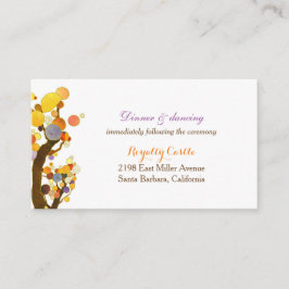 Recepción de boda de árbol mágico