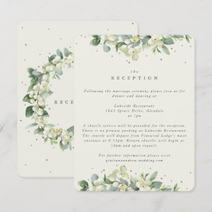 Recepción de Boda de Crema de Snowberry+Eucalyptus