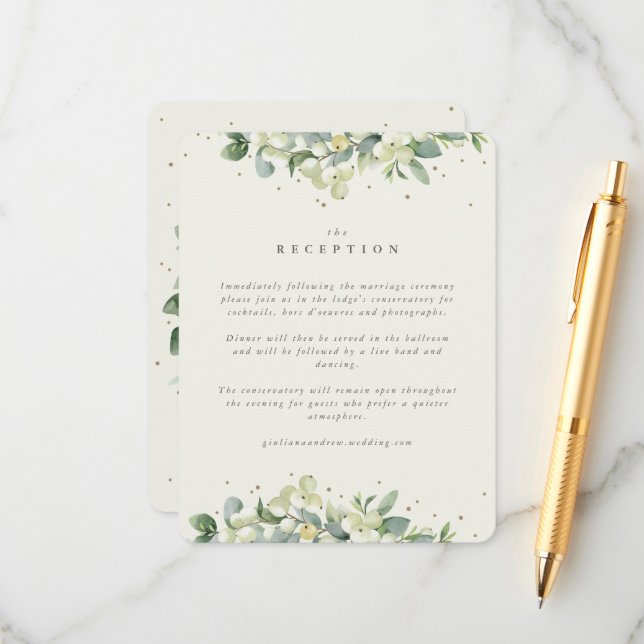 Recepción de Boda de Crema de Snowberry+Eucalyptus (Anverso/Reverso In Situ)
