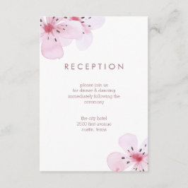 Recepción de Boda de Flor de Cerezo Chic
