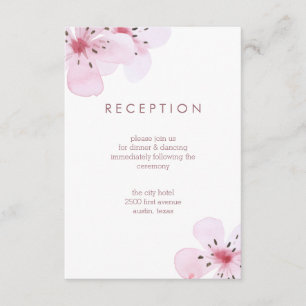 Recepción de Boda de Flor de Cerezo Chic