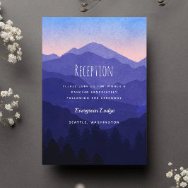 Recepción de boda de las Montañas Azules