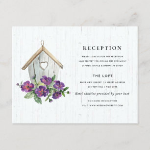 RECEPCIÓN DE BODA DE MADERA BLANCA FLORAL DE BIRDH