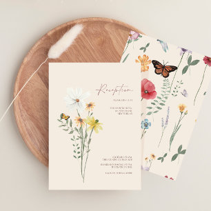 Recepción de Boda de Mariposa de Flor Silvestre Ca